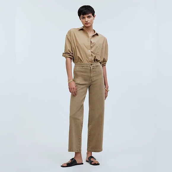 Madewell Pants - Madewell Emmett Wide Leg Crop
